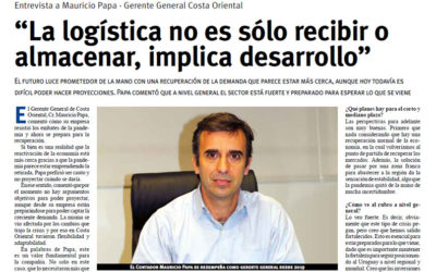 Logistics in pandemic, interview with our CEO Ing. Mauricio Papa