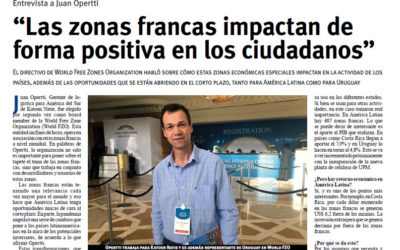 Present and future of free trade zones, interview with our Director Eng. Juan Opertti